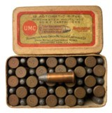 Collectible Ammo: Full Box 50 Rounds of Remington UMC .22 Automatic Rifle for Winchester 1903 - 1 of 7