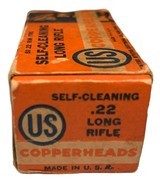 Collectible Ammo: Full Box 50 Rounds US .22 Rimfire Self Cleaning Copperheads - 4 of 6