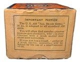 Collectible Ammo: Full Box of US .410 ALL BRASS 12 m/m Shot 4C Shot shells - 3 of 7