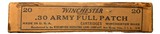Collectible Ammo: Mixed Box 20 Spent Casings of Winchester .30 Army Full Patch For Krag Jorgensen and Winchester Model 95 Repeating Arms Dated 8-30 - 5 of 8