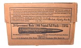 Collectible Ammo: Mixed Box 20 Spent Casings of Winchester .30 Government Model 1906 Pointed Full Patch (.30-06) Adapted to U.S. Rifle 1906 an - 1 of 8