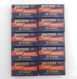 Collectible Ammo: One complete 500-round brick of Peters High Velocity .22 Short No. 2267 - 2 of 17