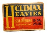 Collectible Ammo: Full Box 25 Rounds Of United States Cartridge CO. 16 Ga. 1 Buck 2 9/16 12 Pellet Climax Heavies Long Range Loads - 6 of 9