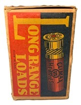 Collectible Ammo: Full Box 25 Rounds Of United States Cartridge CO. 16 Ga. 1 Buck 2 9/16 12 Pellet Climax Heavies Long Range Loads - 4 of 9