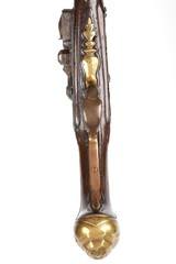 Antique Ornate European Flintlock Horse Pistol, Possibly of Dutch Origin - 14 of 14