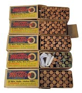 Collectible Ammo: 5 Boxes of Western 22 Winchester Automatic Rim Fire Lubaloy 45 gr. Coated Bullet - 3 of 7