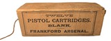 Collectible Ammo: Full Sealed Box 12 Rounds Frankford Arsenal Blank Pistol Cartridges - 1 of 6