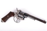 Antique Lefaucheux Patent Double Action Pinfire Revolver - 2 of 15