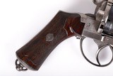Antique Lefaucheux Patent Double Action Pinfire Revolver - 6 of 15