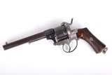 Antique Lefaucheux Patent Double Action Pinfire Revolver - 1 of 15