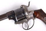 Antique Lefaucheux Patent Double Action Pinfire Revolver - 8 of 15