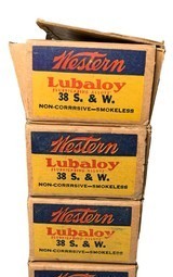 Collectible Ammo: Partial Brick 240 Rounds of Western .38 S&W 145 Grain Lubaloy Ammunition - 5 of 15