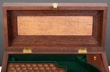 Custom Solid Mahogany and Birdseye Maple Colt Single Action Army Display Box Fits 7 ½” Barrel , 45 Colt - 6 of 9