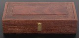 Custom Solid Mahogany and Birdseye Maple Colt Single Action Army Display Box Fits 7 ½” Barrel , 45 Colt - 7 of 9