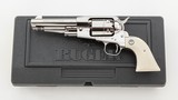 Stainless Ruger Old Army Percussion Revolver .45, 5-1/2" Barrel, Fixed Sights, Provenance: William "Bill" Lett Collection - 1 of 11