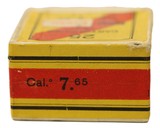 Collectible Ammo: Full Sealed Box of 25 Cartridges, Cal. 7,65 Frommer - 4 of 7