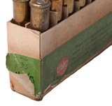 Collectible Ammo: Full Box of 20 Remington UMC 11 m/m (.43 Cal.) Mauser 380 Grain Cartridges - 11 of 14