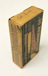 Collectible Ammo: Partial Box - 19 Rounds of .30 Remington Express Mushroom Bullet 165grs for Remington Model 8 Autoloading & Model 14 Repeating Rifle - 8 of 8