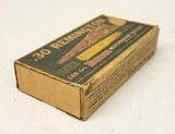 Collectible Ammo: Partial Box - 19 Rounds of .30 Remington Express Mushroom Bullet 165grs for Remington Model 8 Autoloading & Model 14 Repeating Rifle - 4 of 8