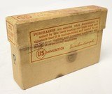 Collectible Ammo: Full Box - 20 Rounds of .30 U.S. Gov't. Smokeless U.S. Cartridge Co. 150gr. Bullet for Model 1906 U. S. Gov't Magazine Rifle - 2 of 8