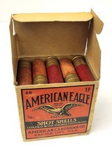 Collectible Ammo: Full Box - 25 Shells of American Eagle 12 GA. A-Grade Shot Shells Loaded with Smokeless Powder - American Cartridge Co. A-127 - 5 of 8