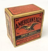 Collectible Ammo: Full Box - 25 Shells of American Eagle 12 GA. A-Grade Shot Shells Loaded with Smokeless Powder - American Cartridge Co. A-127 - 1 of 8