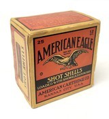 Collectible Ammo: Full Box - 25 Shells of American Eagle 12 GA. A-Grade Shot Shells Loaded with Smokeless Powder - American Cartridge Co. A-127 - 2 of 8