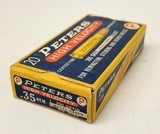 Collectible Ammo: Full Box - 20 Rounds of Peters High Velocity Centerfire .35 Remington Smokeless 200gr. Metal Cased Bullet - No. 3583 - 4 of 12
