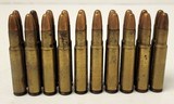 Collectible Ammo: Full Box - 20 Rounds of .30 Remington Hi-Speed Mushroom Smokeless Rimless C. F. Cartridges - Remington Arms Company Inc. - 8 of 12