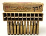 Collectible Ammo: Full Box - 20 Rounds of .30 Remington Hi-Speed Mushroom Smokeless Rimless C. F. Cartridges - Remington Arms Company Inc. - 7 of 12