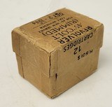 Collectible Ammo: Sealed Box - 12 Rounds of Revolver .45" Colt (Rimmed) for 45" New Service Colt Revolver - H.601S - Dated Oct. 2 19 - 3 of 4