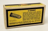 Collectible Ammo: Full Box - 50 Rounds of Western Cartridges .32 Short rimfire Lubaloy 80gr. Coated Bullet Non-Corrosive - Smokeless Powder K1243R - 5 of 8