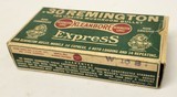 Collectible Ammo: Partial Box - 16 Rounds of .30 Remington 165 Grains Mushroom Bullet - Remington UMC Kleanbore Express - 5 of 8