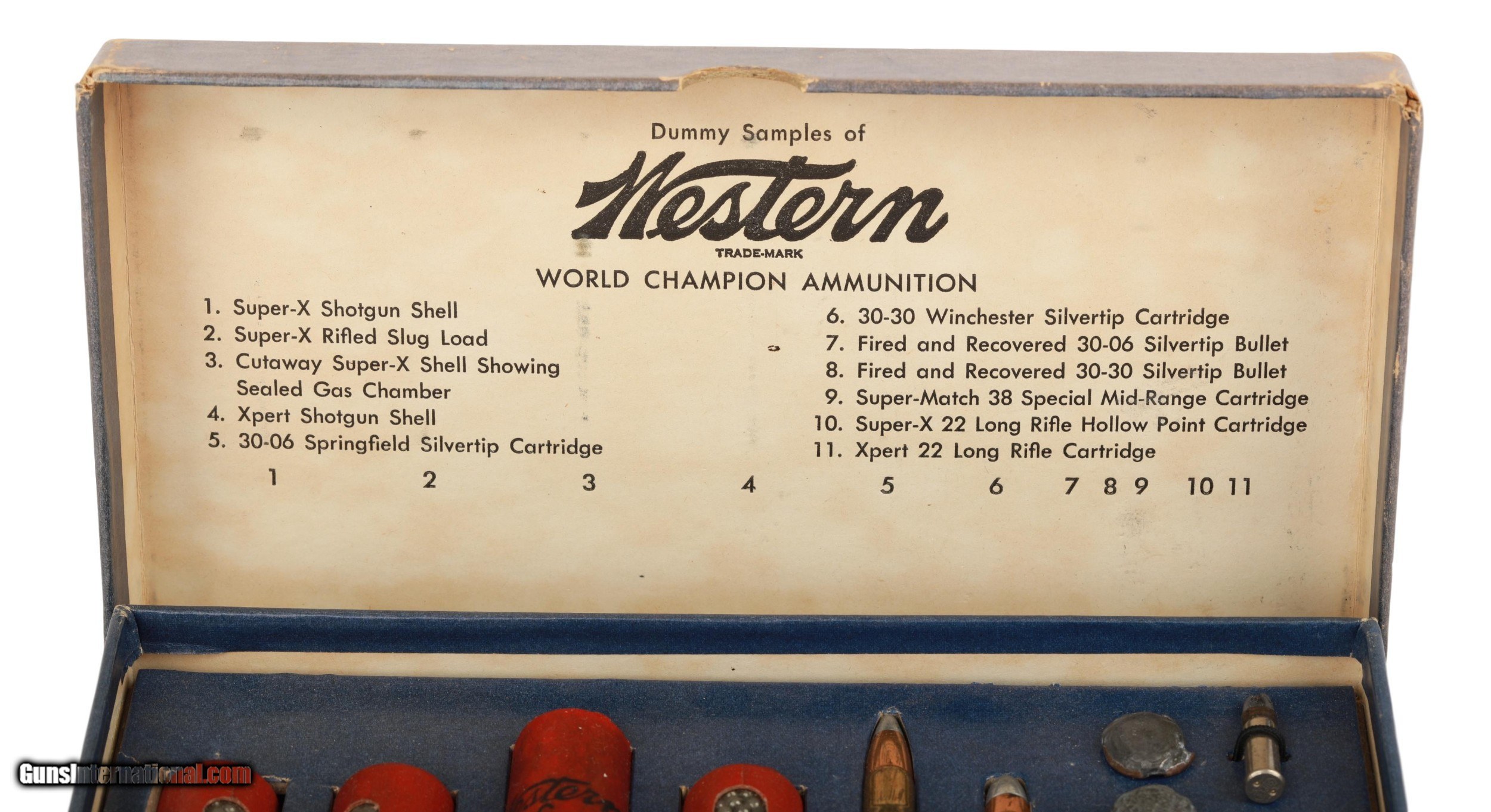 Collectible Ammo: Western Super X and Xpert Dealer Display Cutaway Sample  Shells & Cartridges