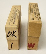 Collectible Ammo: Sealed Box - 20 Rounds of Winchester .30 Army Full Patch & Full Box 20 Rounds of Remington Arms Co. .30 Krag and Winchester Blank - 4 of 7