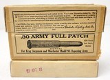 Collectible Ammo: Sealed Box - 20 Rounds of Winchester .30 Army Full Patch & Full Box 20 Rounds of Remington Arms Co. .30 Krag and Winchester Blank - 7 of 7