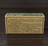 Collectible Ammo: Full Box - 50 Rounds of .38 S. & W. Remington UMC Kleanbore 146 grs. Lead Bullet - Dogbone Box - 8 of 12