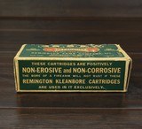 Collectible Ammo: Full Box - 50 Rounds of .38 S. & W. Remington UMC Kleanbore 146 grs. Lead Bullet - Dogbone Box - 6 of 12