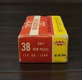 Collectible Ammo: Full Box - 50 Rounds of Winchester .38 Colt New Police 150 gr. Lead - W 38 CNP - 4 of 11