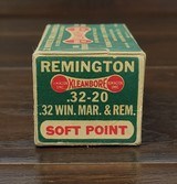 Collectible Ammo: Partial Box - 44 Rounds of Remington UMC Kleanbore .32-20 Win. Mar. & Rem. 100 grain Soft Point Bullets - R187 - 6 of 14