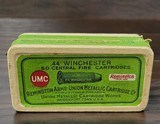 Collectible Ammo: Partial Box - 19 Rounds of Remington UMC .44 Winchester Black Powder - Remington Arms Union Metallic Cartridge Co. - 5 of 9