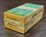 Collectible Ammo: Partial Box - 40 Rounds of Winchester Repeating Arms Co. .44 Cal WCF Central Fire Solid Head for Model 1873 - 4 of 9