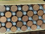 Collectible Ammo: Full Box - 50 Rounds of Union Metallic Cartridge Co. .25 Stevens Rim Fire - 10 grs Powder 67 grs. Bullet - 6 of 7
