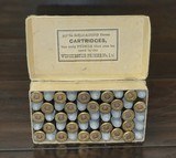 Collectible Ammo: Full Box - 50 Rounds of Winchester Repeating Arms Co. .38 Caliber / .38 S.&W. C.F. - Solid Head - 6 of 8