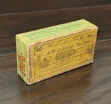 Collectible Ammo: Sealed Box - 50 Rounds of Winchester Repeating Arms Co. .35 Smith & Wesson Automatic Full Patch Bullets - Smokeless Powder - 76 grs - 1 of 6