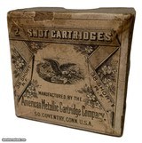 Collectible Ammo: Full Box 25 Cartridges American Metallic Cartridge Co .38 Short Rimfire 2 Shot (#9) Cartridges Pat. Sept 9th 1879 - 2 of 8