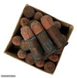 Collectible Ammo: Full Box 25 Cartridges American Metallic Cartridge Co .38 Short Rimfire 2 Shot (#9) Cartridges Pat. Sept 9th 1879 - 7 of 8