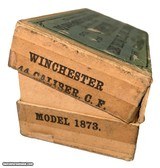 Collectible Ammo: Full Box 50 Rounds Winchester .44 Cal for Winchester Rifle Model 1873 Central Fire Solid Head - 10 of 10