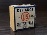 Collectible Ammo: Full Box - 25 Rounds of U.S Cartridge Company Defiance 12 Gauge Shot Shells - 1 of 6