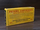 Collectible Ammo: Full Box - 20 Rounds of Peters Rustless .38-55 Winchester 255 gr. Soft Point Ammo - 2 of 6